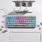 Marble 104+27 PBT Doubleshot Backlit 5-sided Dye-subbed Keycaps Set Cherry Profile Side Legends for MX Keyboard